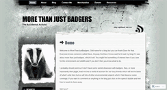 Desktop Screenshot of morethanjustbadgers.net